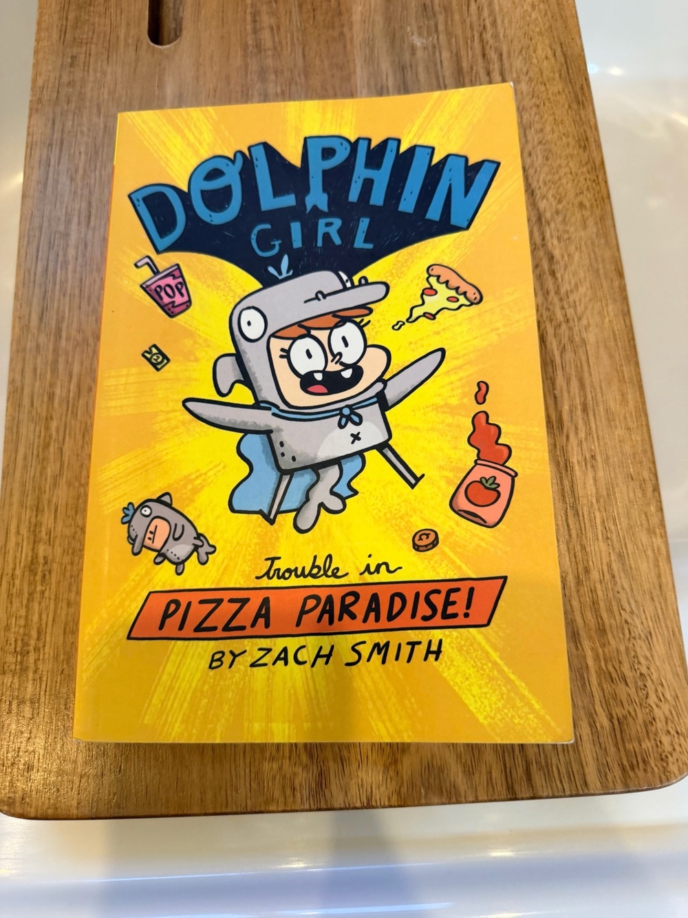 Dolphin Girl Trouble in Pizza Paradise by Zach Smith a graphic novel